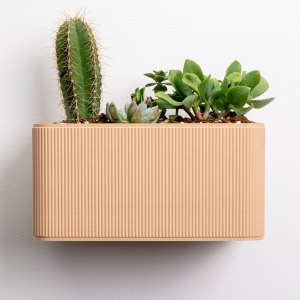 Rifflaður Blómapottur